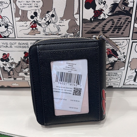 Kate Spade Disney X Kate Spade New York Minnie Mouse Zip Around Wallet - Picture 14 of 16